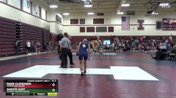 JV-3 lbs Round 3 - Paige Clemensen, Vinton-Shellsburg vs Dakota East, Sumner-Fredericksburg