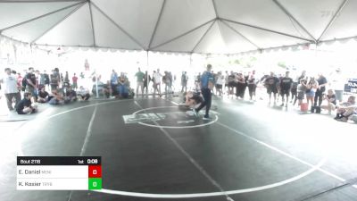 157 lbs Consi Of 16 #1 - Ezra Daniel, Menifee WC vs Karsen Kosier, Trybe WC