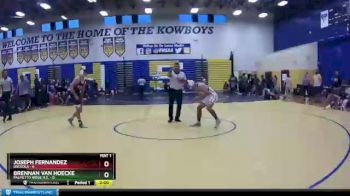 145 lbs Quarterfinals (8 Team) - Joseph Fernandez, Osceola vs Brennan Van Hoecke, Palmetto Ridge H.S.