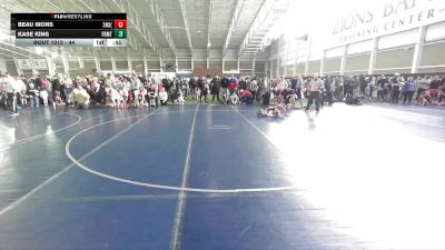 44 lbs Champ. Round 1 - Beau Irons, 3A North Sanpete (KING) vs Kase King, Box Elder Stingers