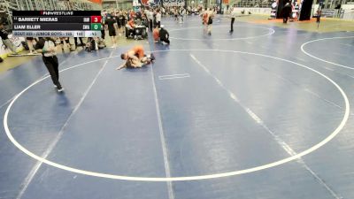 Junior Boys - 165 lbs Cons. Round 5 - Liam Eller, Sanderson Wrestling Academy vs Barrett Mieras, Immortal Athletics WC