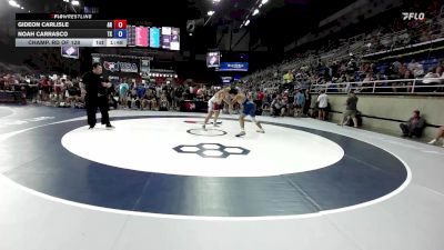 175 lbs Champ. Rd Of 128 - Gideon Carlisle, AR vs Noah Carrasco, TX