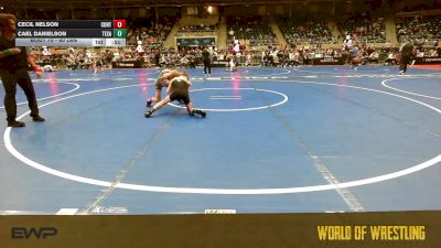 80 lbs Consi Of 16 #1 - Cecil Nelson, Contenders Wrestling Academy vs Cael Danielson, Texas Elite Wrestling Club
