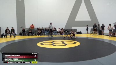 70 lbs Round 2 (6 Team) - Nickson Petri, Team Nazar Training Center vs Johnny Messina, The Outsiders Wrestling Club