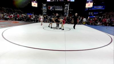 132 lbs Cons 32 #1 - Griff Powell, IL vs Raidyn Pugsley, ID