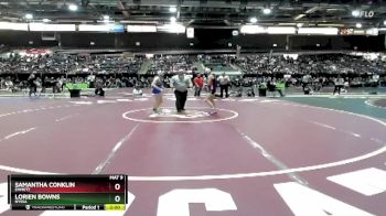 107 lbs Champ. Round 2 - Samantha Conklin, Emmett vs Lorien Bowns, Nyssa