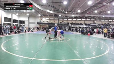 215 lbs Round Of 16 - Jackson Bowden, Scituate vs Aiden Clark, North Kingstown