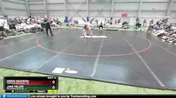 132 lbs Placement Matches (8 Team) - Owen Segorski, Team Michigan Blue vs Jake Miller, Oklahoma Blue GR