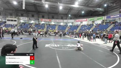 52 lbs 3rd Place - Amen Medeles, Adams City WC vs Kenton Schwettman, Badlands Elite