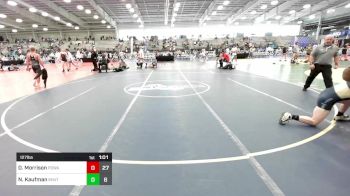 127 lbs Semifinal - Drake Morrison, POWA vs Ned Kaufman, Team Shutt Bowman