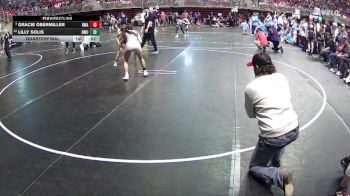 101 lbs Quarterfinal - Gracie Obermiller, HWA vs Lilly Solis, Gering Wrestling Club