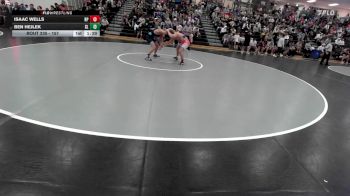 157 lbs Champ. Round 2 - Ben Hejlek, St. Louis vs Isaac Wells, Ray Pec
