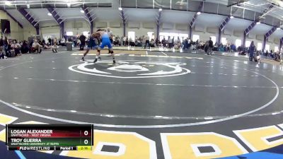 133 lbs Champ. Round 1 - Troy Guerra, Unattached-University At Buffa vs Logan Alexander, Unattached - West Virgina