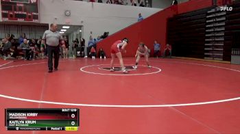 115 lbs Semifinal - Madison Kirby, Williamsburg vs Kaitlyn Krum, East Buchanan