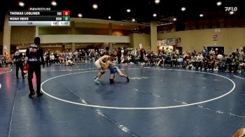 126 lbs Round 1 (6 Team) - Noah Hess, BRAWL White vs Thomas Lobliner, Raider WC