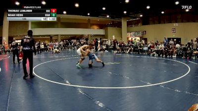 126 lbs Round 1 (6 Team) - Noah Hess, BRAWL White vs Thomas Lobliner, Raider WC