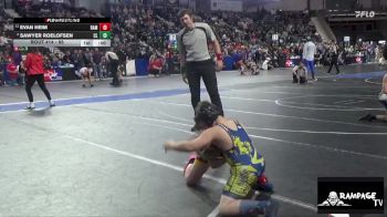 88 lbs Cons. Semi - Sawyer Roelofsen, CKSY Lions vs Evan Heim, Rams