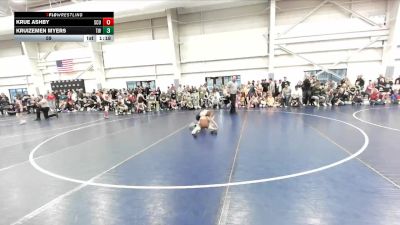 59 lbs Placement (4 Team) - Krue Ashby, South Central Utah vs Kruizemen Myers, Wyoming Gold