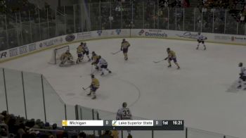 Highlights: Michigan Returns Favor, Beats Lake Superior State 5-3