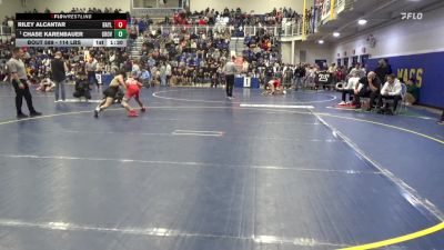 114 lbs R-16 - Riley Alcantar, Baylor-TN vs Chase Karenbauer, Grove City