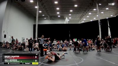 120 lbs Round 6 (8 Team) - Nico Bodrog, Junior Terps Northeast vs Brody Shaffer, Killer Elite