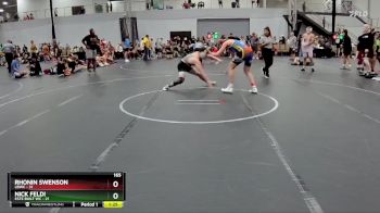 165 lbs Round 6 (8 Team) - Rhonin Swenson, LBWC vs Nick Feldi, Este Built WC