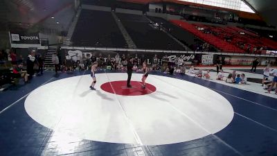 75 lbs Jillian Vollhardt, California 14U Girls vs Camille Fisher, Idaho 14U Girls