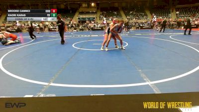 112 lbs Consi Of 8 #2 - Brooke Cannici, Cordoba Trained vs Kaori Karas, PSF Wrestling Academy
