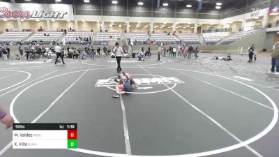 90 lbs Rr Rnd 1 - Mikayela Valdez, Wesley WC vs Xayden Villa, Dumas Wrestling