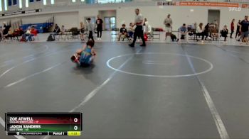 80 lbs Round 4 - Jaxon Sanders, Lost Tribe vs Zoe Atwell, Callan Wrestling