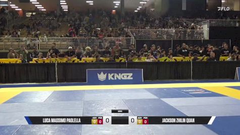 Jackson Zhilin Quan vs Luca Massimo Paolella 2025 Pan Kids Jiu-Jitsu IBJJF Championship