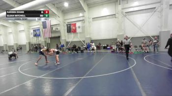 126 lbs Cons. Semi - Karsen Evans, Uintah Wrestling vs Elijah Mitchell, Timpanogos Wrestling
