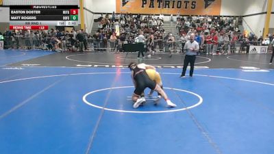 157Brown lbs Rr Rnd 1 - Easton Doster, Rutgers vs Matt Rogers, Hofstra