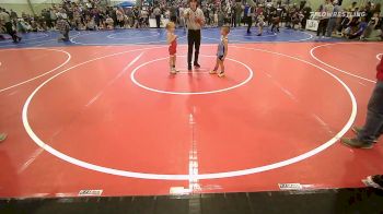 49 lbs Round Of 32 - Asher Bell, Division Bell Wrestling vs Calleigh Huffman, Fort Gibson Youth Wrestling