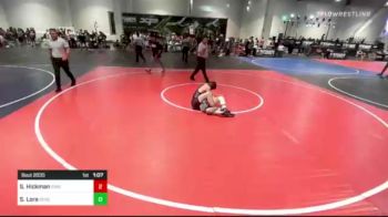 126 lbs Round Of 32 - Skyler Hickman, Grindhouse WC vs Sonny Lora, Rebel WC