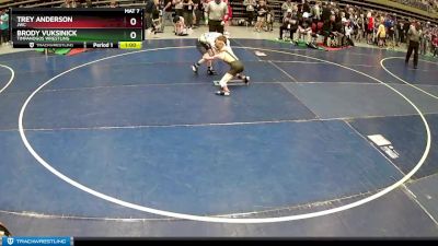 70 lbs Champ. Round 1 - Brody Vuksinick, Timpanogos Wrestling vs Trey Anderson, JWC