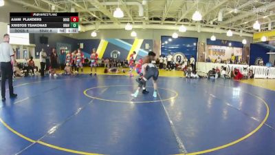 126 lbs Round 2 (8 Team) - Ajani Flanders, Alpha Dogs vs Xristos Tsakonas, Braves WC