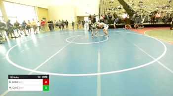 133-A lbs Consi Of 8 #2 - Brady Gillis, NE Elite vs Michael Cate, Unattached