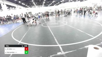 78 lbs Semifinal - Lawson Arrieta, Pomona Elite vs Jaser Hernandez, DUB Wrestling