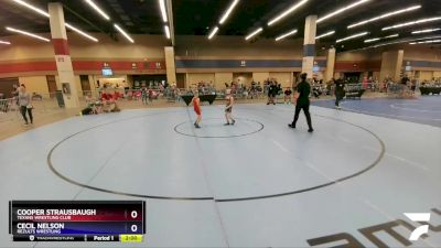 59 lbs Round 2 - Cooper Strausbaugh, Texans Wrestling Club vs Cecil Nelson, ReZults Wrestling