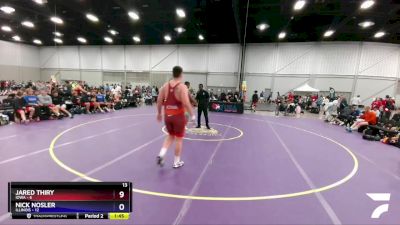 285 lbs Round 3 (8 Team) - Cameron Geuther, Iowa vs Dillan Johnson, Illinois