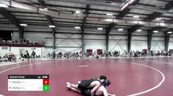 125 lbs Quarterfinal - Thomas Fischer, New York University vs Malik Asfour, Delaware Valley