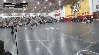 190 lbs 7th Place Match - Raiden Bishop, Buchanan vs Luke Mullins, Mount Vernon