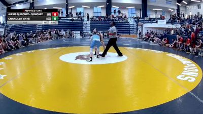 138 lbs 2nd Wrestleback (16 Team) - Chandler Bays, Oconee County vs Alexis Quinonez - Quinonez, Harlem