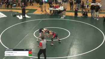 120 lbs 5th place - Jamil Nickerson, North Andover vs Daniel Clapp, Norton