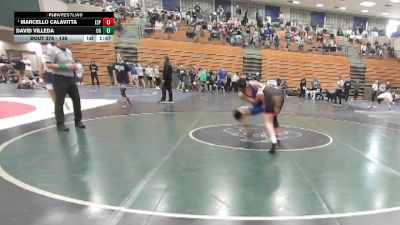 138 lbs Champ. Round 3 - Marcello Calavitta, Esperanza vs David Villeda, Orange Glen