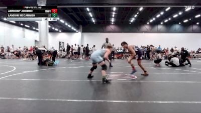 153 lbs Quarterfinal - Anthony Adorno, MBCRD Youth Wrestling Club vs Landon McCargish, Dayton Bandits