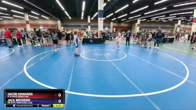 119 lbs Cons. Round 1 - Jacob Edwards, X-CLUSIVE Wrestling vs Jack Brogden, NB Elite Wrestling Club