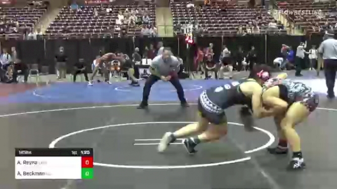 145 lbs Rr Rnd 2 - Aubrey Reyna, Lady Gladiators vs Avery Beckman, Vici ...