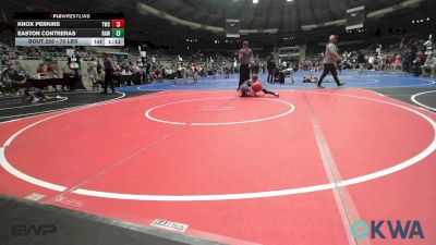 70 lbs Final - Knox Perkins, Tahlequah Wrestling Club vs Easton Contreras, Raw Wrestling Club